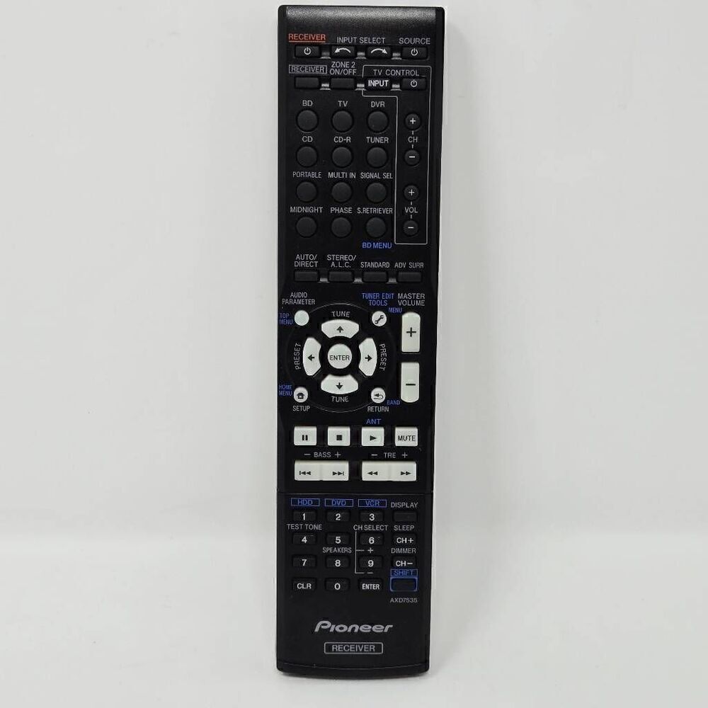 PIONEER OEM REMOTE CONTROL AXD7535 FOR AV RECEIVER VSX-519V-K SX-319V-K VSX-519V